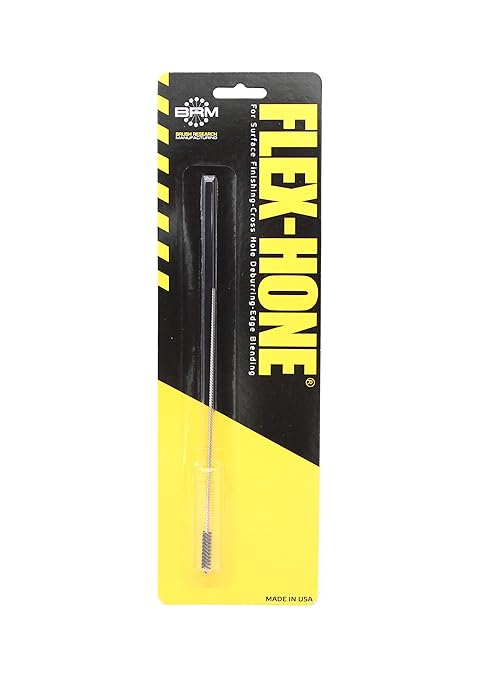 Brush Research BC31618 FLEX-HONE®, 3/16" (4.75mm) Diameter, 180 Grit, Silicon Carbide, For Mild Steel, Stainless Steel, Cast Iron and Softer Ferrous Materials