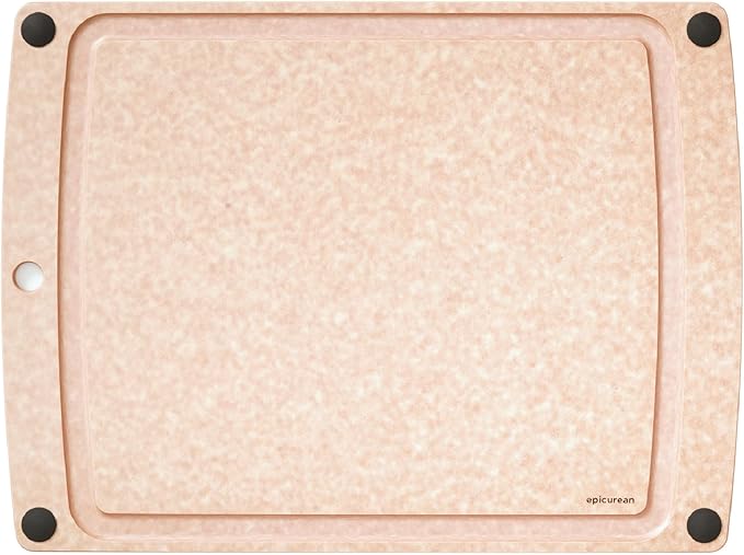 Epicurean All-in-One 19.5" × 14.5" Cutting Board in Natural