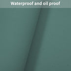 Leather Table Cover,1.8mm Thick,24x60 Inch Desk Cover,Large Desk Mat,Table Protector,Table Cover Protector,Desk Protector,Table Pad,(Aqua Blue+Gray,24x60)