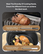 5G WiFi Wireless Meat Thermometer for Smoker Bluetooth, Dual Probes, Fitflavor Bluetooth Meat Thermometer for Grill BBQ, Smart Meat Probe for Food Cook Oven Grilling, Rechargeable