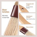 Pastry Brushes for Baking Basting Brush with Boar Bristles and Beech Hardwood Handles Culinary Oil Brush for Barbecue Butter Grill BBQ Sauce Baster Marinade Kitchen Food Cooking Brushes (1/1.5/2/3")