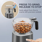 Mini Food Processor and Vegetable Chopper, Electric Food Chopper for Baby Food Maker, 4/0.5 Cup Double Containers for Salad, Carrot, Garlic Press, Hard Cheese