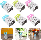 6Pcs Mini Cheese Grater, Small Box Cheese Graters Stainless Steel, Vegetable Food Shredder Lemon Zester with 4 Sides for for Kitchen Garlic Ginger Vegetable Potatoes, Chef Kitchen Too
