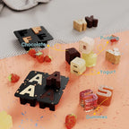 Customized Letter B Ice Cube Mold -Letter Silicone Ice Mold for Custom Ice Cube Mold and Baking Chocolate, Ice Cube Molds for Cocktails & Whiskey for Thanksgiving and Halloween