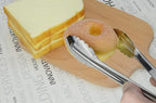 Mini Stainless Steel Serving Tongs Small Tongs for Serving Food Cooking Salad Grilling (7-Inch 3 Pieces)