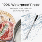 MEATER Plus Bundle: Smart Digital Wireless Meat Thermometer with Microfiber Kitchen Towel & Bar Blade Opener | Grilling, Smoking, Roasting, Baking, & BBQ | Limited Edition Brown Sugar Color