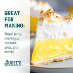 Judee's Gluten Free Complete Meringue Powder Mix - Royal Icing Mix & Cookie Decorating Supplies - Meringue Powder for Cookies & Pies - 11.4 Oz