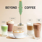 Zulay Kitchen Patented Tornado Triple Whisk Milk Frother with 4 Duracell Batteries – Handheld Foam Maker for Coffee, Lattes, Matcha & Hot Chocolate – Rich, Creamy Froth in Seconds