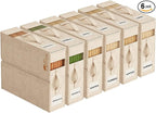 6Pack Sheet Organizers and Storage - King/Queen Size Sheet Storage Organizer with Window, Foldable & Dustproof Sheet Organizer for Linen Closet for Summer Blankets & Sheet Sets,Beige