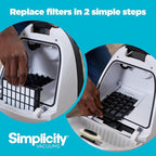 Simplicity Vacuums 6-pack Vacuum Bags Type Z and Filter Set for Jill Canister Vacuum Cleaner, SZH-6 Bags and SF-I4.3 Filter Set with Certified HEPA FiltratioN