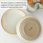 HAPPY KIT 9'' Pasta Bowls, 42oz Pasta Bowls Set of 4, Large Salad Bowl, Ceramic Serving Bowls,Double Reactive Glaze, Ideal for Housewarming, Festivals, Microwave Safe (Moss Green)