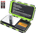 AMIR Digital Mini Scale, 200g /0.01g Pocket Scale, 50g Calibration Weight, Electronic Smart Scale, 6 Units, LCD Backlit Display, Tare, Auto Off, Stainless Steel (Battery Included)