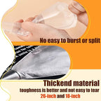 18 Inch Tipless Piping Bags for Royal Icing, 26 Inch Large Piping Bags, Thickened and Non-Slip Piping Icing Bags Disposable