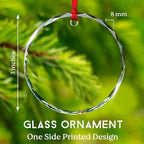 Conga Player Christmas Glass Keepsake, Personalized Text & Name Conga Musical Instrument Xmas Ornament Gifts For Music Lovers, Instrumentalist Ornament Christmas 2025, Custom Musician Glass Ornaments