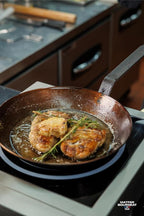 Matfer Bourgeat Black Carbon Steel Frying Pan, 9 1/2"