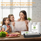 MegaWise 3 Rolls of Vacuum Sealer Machine Bags, 8 inch wide and 21.6 Feet Long for Megawise & other brand vacuum sealers Perfect for Meal Prep and Sous Vide Cooking