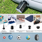 Vacuum Bags for Travel Luggage with Pump, Reusable Space Saver Waterproof Compression Bags for Suitcase,Travel Backpack, Vacuum Seal Packing cube for Storage Organizer Cloth Packing(2PCS + 1PUMP-17L)