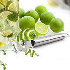 3Pcs Lemon Zester Tool Citrus Peeler Zester Grater with Handle Stainless Steel Fruit Grater Peeling Knife Multipurpose Kitchen Gadgets Bar Accessories