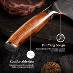 YARENH Professional Chef Knife, Cleaver Knife 7 Inch, 73 Layers Damascus Stainless Steel, Full Tang Natural Sandalwood Handle, with Gift Box