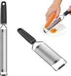 8Pcs Stainless Steel Grater for Different Food Grater with Non-Slip Handle for Vegetables Cheese Shredder and Lemon