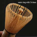 Matcha Whisk Bamboo Matcha Whisk for Traditional Starter Tool, Handcrafted Organic Traditional Japanese Chasen, Matcha Stirrer Wisk Mixer Brush for Authentic Tea Preparation (3)