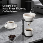Pour Over Coffee Maker Stand,Adjustable & Foldable Portable Electric Espresso Machine Stand,Holder for Coffee Grinder,Universal Dripper,V60 Dripper,Travel Coffee Maker,Coffee Press Black