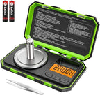 AMIR Professional Digital Mini Scale, 20g-0.001g Pocket Scale, Electronic Smart Scale with 20g Calibration Weight (Battery/Tweezers Included)