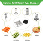 Replacement Chopper Blade Commercial Vegetable Chopper Dicer Stainless Steel Blade for Fruit Cutting Machine Tomato French Fries Cutter (1/2″ Blade)