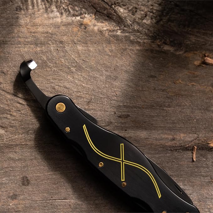 FLEXCUT Pocket Jack for Carvin' | Light-Weight Wood Carving Jackknife Style Tool with 4 Blades | 4-1/4 inch Closed Length | Made in the USA | JKN89