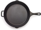 Mercer Culinary Pre-Seasoned Cast Iron Skillet, 12-Inch