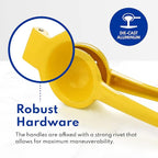 New Star Foodservice 42856 Enameled Aluminum Lemon Squeezer, Yellow