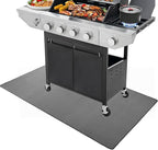 BBQ Grill Mat for Outdoor Grill, 50 x 38 inches Heavy Duty Thickened Under Grill Mats, Oil-Proof Waterproof Floor Protector for Deck and Patio