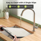 Titanium Cutting Board for Kitchen, Cutting Board Double Sided Food Grade, Pure Titanium/PP, Easy to Clean[18”*12.5”+15.5”*10.5”+12”*8.5”]