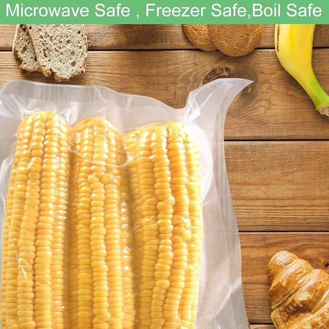 O2frepak 200 Gallon Size11" x 16" Vacuum Sealer Bags with BPA Free and Heavy Duty, Vacuum Seal Food Sealer Bags,Great for Food Storage Vaccume Sealer PreCut Bag