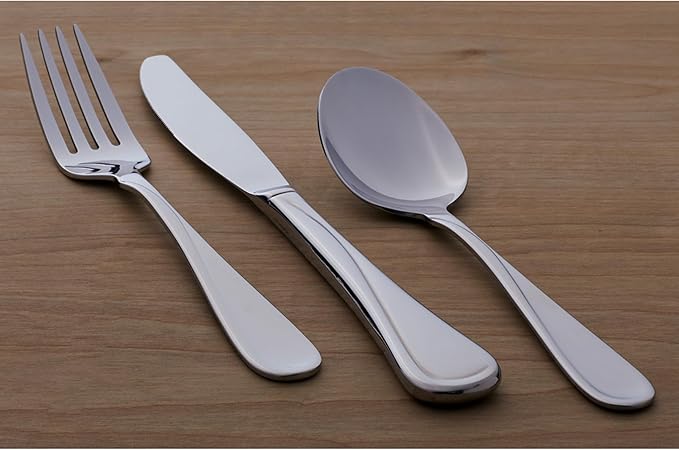 Oneida Flight Everyday Flatware Dinner Knives, 1.00 LB, Metallic