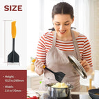 Li&Zhao Ground Beef Chopper Tool - Meat Chopper for Ground Beef Ground Meat Smasher Hamburger Smasher Tool Ground Beef Masher Meat Spatula Chopper Potato Mashers Heat Resistant Nylon for Mix (Orange)