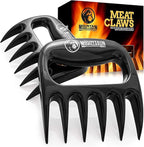 Mountain Grillers Meat Claws - Pulled Pork Shredder Tools for BBQ - Bear Claws for Shredding Meat on Grill, Smoker, or Barbecue - Heavy Duty Grilling Accessories - Pack of 2, Black