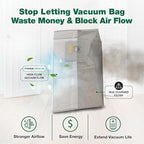6 Valet & VacuMaid Vacuum Bags Compatible with AstroVac, Part # HPB2HPK & HPB2H, Fits Models: H1P, P70, SR36, SR38, SR52H, ATQ300, GV30, GV50, GV30PRO & GV50PRO - by Think Crucial (6 Pack)