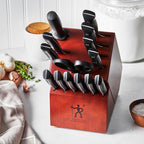 HENCKELS Dynamic Razor-Sharp 15-Piece Knife Set, Chef Knife, Bread Knife, Steak Knife, German Engineered Informed by 100+ Years of Mastery
