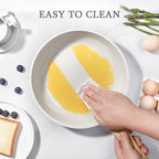 GiPP Ceramic Nonstick Frying Pan with Lid - 12" Healthy Non-Toxic Non Stick Skillet Omelette Pans, Induction Compatible Chef Pan, PFAS & PFOA-Free, Dishwasher Safe, Stay Cool Handles
