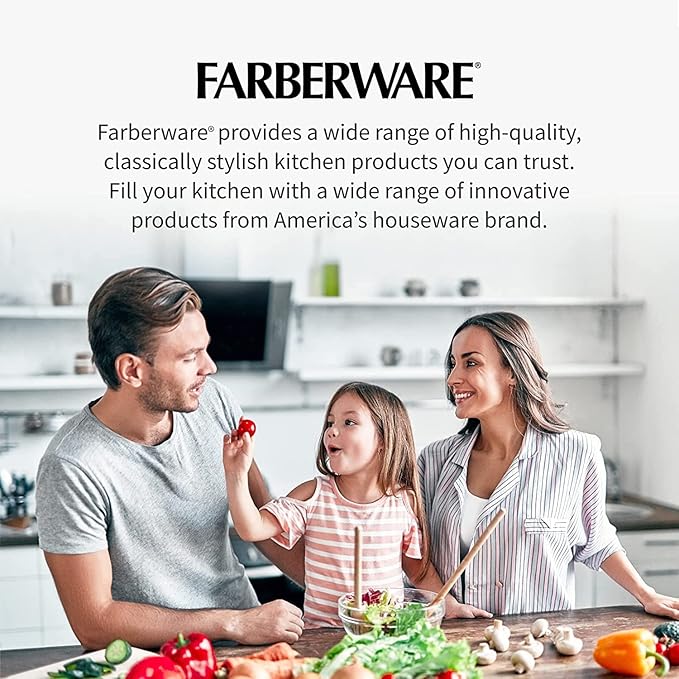 Farberware 2-Piece Paring Knife and Cutting Board Set, 3.5-Inch Paring Knife with Resin Coating and Custom-Fit Blade Cover and Non-Slip Plastic Chopping Board, Dishwasher-Safe Set, White/Blue