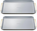 Caraway Non-Stick Ceramic Large Baking Sheet Duo - Naturally Slick Ceramic Coating - Non-Toxic, PTFE & PFOA Free - Perfect for Baking, Roasting, and More - Large (18" x 13") - Black
