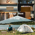7 Pack Large Space Saver Vacuum Storage Bags for Clothing Travel, Vacuum Seal Compression Bags for Clothes, Packing, Luggage, Blankets, Comforters and Pillows, Hand Pump Included