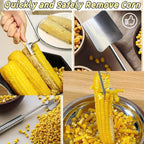 Corn Peeler 2025 Upgrade Stainless Steel Corn Stripper for Kitchen Corn Peeling Tool Corn Cob Thresher Easy Clean Corn Separator Quick Peel Corn Gadgets Gift