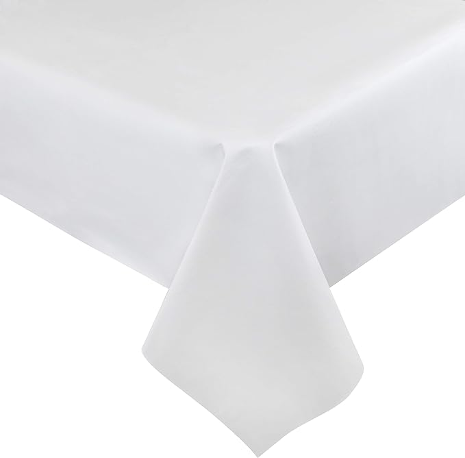 Quality Table Pad Protector, Superior Protection from Spills, Scratches & Heat - Reusable Vinyl Table Cloth with Cushion Flannel Backing (120" L x 54" W)