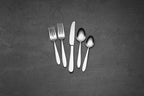 Oneida Mooncrest 65-Piece Flatware Set, Service for 12 Silver