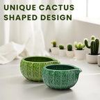 Matcha Whisk Set, Cactus Dark Green Ceramic Matcha Set Includes Matcha Bowl, Matcha Whisk (Chasen) and Holder, Sifter, Bamboo Scoop & Spoon - 6 Pcs Matcha Kit for Matcha Lovers