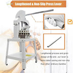Commercial Dough Divider Manual 30PCS Dough Divider 1.27oz-6.77oz Heavy Duty Dough Cutter Machine with 36-192g Dough Weight Range for Baking, 30PCS