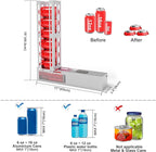 Electric Can Crusher, Automatic Can Crushers for Recycling 8/12/16oz Cans, Auto Cycle Mode, Countertop Can Smasher for Recycling Aluminum Seltzer, Soda, Beer Cans (SILVER-2)