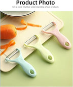 Kitchen peeler, potato peeler, vegetable peeler, carrot peeler, peeler, planer knife 3pcs/ packet Silver/pink/green